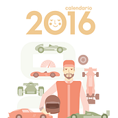 Calendario  2016  Ein Projekt aus dem Bereich Grafikdesign, Traditionelle Illustration und Design von r b - 24.02.2016