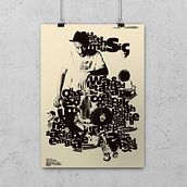 Poster | Hit Me With Music. Traditional illustration project by Ricard Gispert Schmidt - 01.20.2016