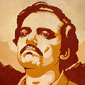 NARCOS POSTER ARTWORK. Advertising, Film, Video, TV, Graphic Design, and Traditional illustration project by Guillem Ruiz - 01.22.2016