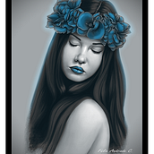 Hiding. Design, Traditional illustration, and Painting project by Félix Andrade - 01.23.2016