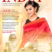 India travel Flyer . % Hector Luis Muñoz tarafından hazırlanan Sanat Yönetmenliği, Tasarım, Ve Reklamcılık projesi - 01.24.2016