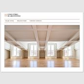 Website for "Consultório de Arquitectura" | Architecture studio. Projekt z dziedziny UX / UI, Web design, Tworzenie stron internetow i ch użytkownika Filipa Ribeiro - 24.01.2016