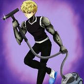 Fanart Genos - onepunchman. Traditional illustration project by Dayana Prado - 01.25.2016