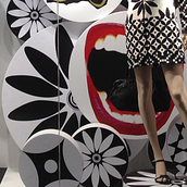 "Tambores".  Diseño y desarrollo escaparate para Desigual.  . Design & Interior Design project by Laura Cámara - 01.26.2015