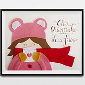 Caligrafía y illustración. Fine Arts, Calligraph, and Traditional illustration project by Karina Goto - 01.28.2016