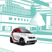 Smart For FUN. Direção de arte, Design, Design gráfico, e Publicidade projeto de Patricia R - 31.01.2016