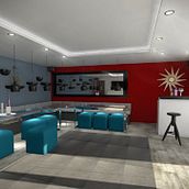 Ballroom, 3D max V-Ray Photoshop. Un proyecto de 3D, Arquitectura interior, Diseño, Diseño y creación de muebles					 de Carmen San Gabino - 31.01.2016