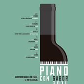 Piano con sabor 2016. Un progetto di Graphic design e Pubblicità di Javier Leal - 11.02.2016
