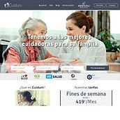Diseño Website - Cuidum. Un proyecto de Br, ing e Identidad, Diseño gráfico, Diseño Web y UX / UI de José Cañizares - 02.02.2016
