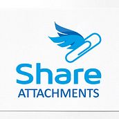 Identidad de marca y aplicaciones "Share Attachments". Un proyecto de Br, ing e Identidad y Diseño gráfico de LaBox - 06.05.2014