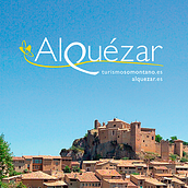 Mapa turístico de Alquézar / Huesca. Art Direction, Editorial Design, and Graphic Design project by IVÁN ARANA SOLANA - 02.05.2016