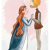 Ilustraciones, El Conde Sisebuto. Een project van Ontwerp van personages, Traditionele illustratie y Schilderij van Virginia del Campo - 08.02.2016