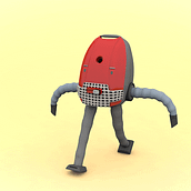 Tough Vacuum. 3D, Animation, and Character Design project by Gabriel Vargas Niño - 02.15.2016