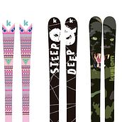 Kustom Skis. Design, Product Design, Graphic Design, and Traditional illustration project by Claudia Crespo - 02.10.2016