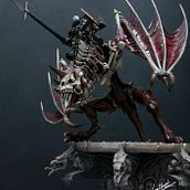 Vampire count on zombie dragon / Conde vampiro en dragón zombi  Ein Projekt aus dem Bereich H, werk, Bildende Künste, Design, Design von Figuren und Malerei von jmsm183 - 10.02.2016