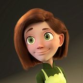 Cecelia - Blender 3D. 3D, Animation, Character Design, and Traditional illustration project by Harold Tovar - 02.11.2016