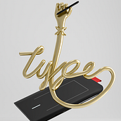 Type. Un proyecto de 3D, Diseño e Ilustración tradicional de Felipe Proaño - 14.02.2016