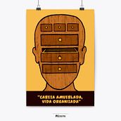 Cabeza amueblada vida organizada. Un proyecto de Diseño gráfico e Ilustración tradicional de Pecreativa - 03.06.2014