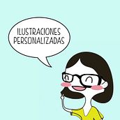 Ilustraciones personalizadas. Character Design, and Traditional illustration project by Cristina Luque Justo - 02.15.2016
