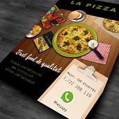 Diseño para la campaña de publicidad de  LA PIZZA. Un progetto di Graphic design di neus escarp - 19.08.2015