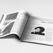 Magazine Vintage BN. Graphic Design project by denis nadal - 04.16.2015