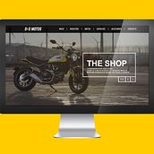 D&S Motos. Br, ing, Identit, Art Direction, and Web Design project by Carlos Garrido Velasco - 02.16.2016