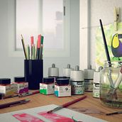 Watercolors. Un progetto di 3D, Architettura d'interni, Belle arti, Graphic design, Illustrazione tradizionale e Postproduzione fotografica di Juan Carlos Blanco - 17.02.2016