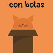 Re-diseño de portada de cuento "El gato con botas". Graphic Design project by Alberto BM - 02.17.2016