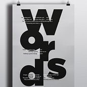Afiches tipográficos . Graphic Design, Writing, T, and pograph project by Ropi Mattos - 02.18.2016