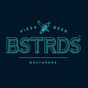 BSTRDS - PIZZA & BEER. Br, ing, Identit, Art Direction, Graphic Design, and Traditional illustration project by Toñito Balderrama - 02.19.2016