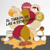 Cartelería exterior para turrón de Jijona & Alicante.  . % oscar-20abad tarafından hazırlanan Geleneksel illüstras, Ve on projesi - 02.22.2016