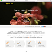 Web de inbound marketing. Web Design project by Juan Pablo Sanchez Gonzalez - 02.28.2016