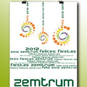 Carteles Navidad, Centro Comercial Zemtrum, La Palma del Condado, Huelva. Design gráfico projeto de Mayte Serna - 07.01.2015