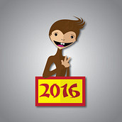Monkey Year. Traditional illustration project by Rodolfo Islas - 02.25.2016