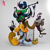 Fallas. Un proyecto de 3D e Ilustración tradicional de Salvador Sequeros - 26.02.2016