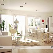 Apartment Visualization Ein Projekt aus dem Bereich 3D, Architektur und Innenarchitektur von 3D Rendering Design - 27.02.2016