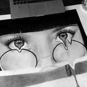  Deformación y emoción . Ilustrație tradițională de battistelli camille - 02.29.2016