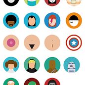 flat design. Design project by Miguel Pardo Losada - 03.01.2016
