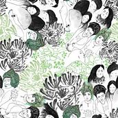 Chicas_Clau Loncar. Traditional illustration project by clauloncar - 03.01.2016