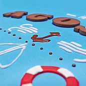 calendario "comestible" fletcher 2015. Calligraph, Art Direction, Design, Graphic Design, and Traditional illustration project by Virginia Hortal - 01.01.2015