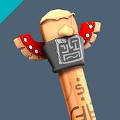 TOTEM CARTOON. 3D, Animation, Game Design & Infographics project by Alejandro Landero Fernández - 07.06.2016