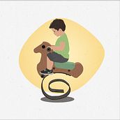 Juega. Graphic Design, and Traditional illustration project by Luna Domínguez - 03.06.2016