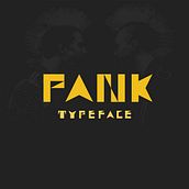 Typeface PANK. Animation, Art Direction, Graphic Design, Traditional illustration, T, and pograph project by Adán Lobato Mínguez - 03.05.2016