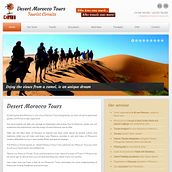 Diseño Web "Desert Morocco Tours". Web Development, and Web Design project by DCI Punto y Coma - 10.01.2015