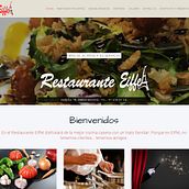 Diseño Web "Restaurante Eiffel". Web Development, and Web Design project by DCI Punto y Coma - 03.03.2016