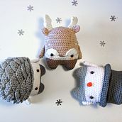 Nuevo Trío de muñecos crochet amigurumi "Winter Series". Projekt z dziedziny Craft użytkownika Laura Viñas Allué - 09.03.2016
