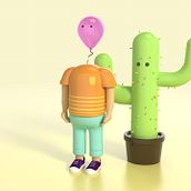 Mi Proyecto del curso: Diseño de personajes en Cinema 4D: del boceto a la impresión 3D. 3D, Design, and Traditional illustration project by Sergio García Arribas - 03.10.2016