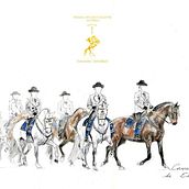 Doma clásica.Dressage.Carrusel. Ein Projekt aus dem Bereich Bildende Künste und Malerei von Melanie Waidler - 06.04.2016