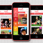 App "Agenda Cultural". Br, ing, Identit, Graphic Design, Web Design, Advertising, and UX / UI project by Lív Argolo - 03.12.2016