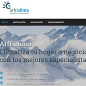 Landing Page ARFRICLIMA: instalación y mantenimiento de aire acondicionado. Un progetto di Web development e Pubblicità di Publicis Proximedia - 13.03.2016